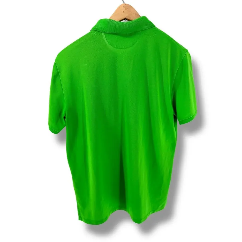 Polo Ralph Lauren Polo Shirt Men's L Green 2014 US Open Pinehurst No. 2 Golf USG